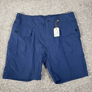 Relwen Shorts Size 38 Blue Lightweight Combat 8" Inseam Trouser Athletic Fit
